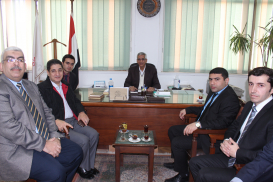 Angehörige des aserbaidschanischen Übersetzungszentrums waren zu Besuch an der Ain-Shams-Universität in Kairo