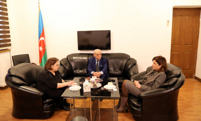 Состоялась встреча с главой австрийского Представительства Государственного Центра Перевода Азербайджана