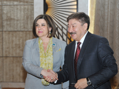 Afag Massoud a été décorée d’une médaille de TURKSOY