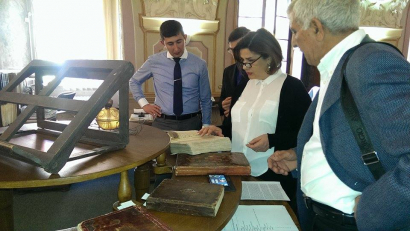 Delegation des Übersetzungszentrums  in der Tschechischen Nationalbibliothek