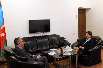El portavoz oficial de La Asociación Internacional de Israel ─ Azerbaiyán visitó el Centro de Traducción