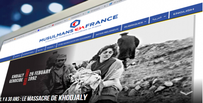 درج مقاله ای در باره ی فاجعه ی قتل عام خوجالی در تارنمای فرانسوی