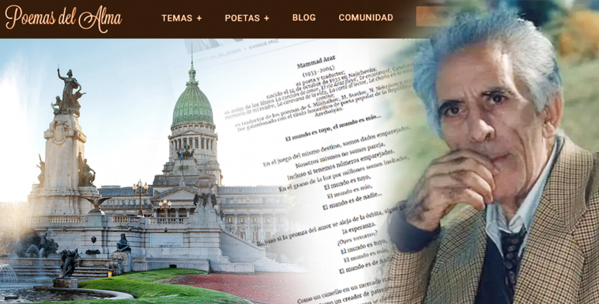 La obra de Mammad Araz en un sitio web literario de Argentina